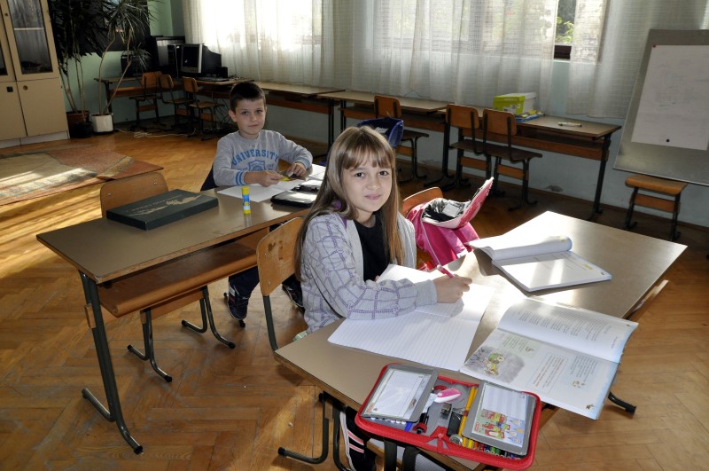 Kristina i Alen “čuvaju” Područnu školu u Humljanima, koja djeluje pri OŠ Antuna Gustava Matoša Čačinci