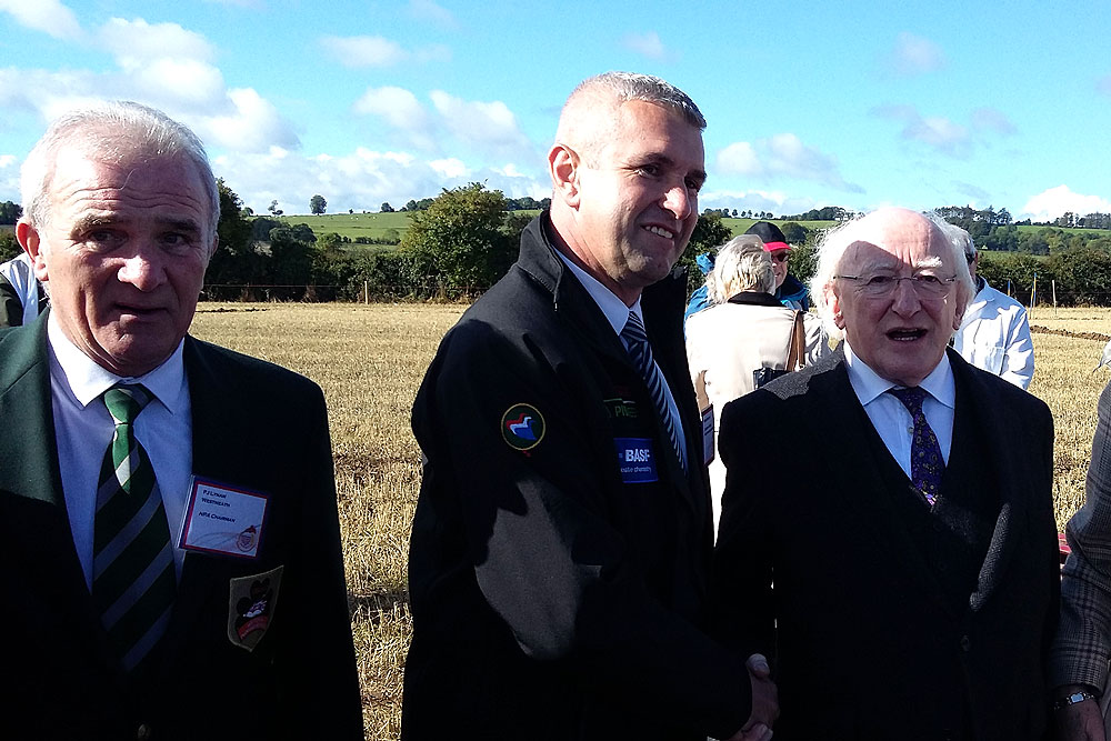 Predsjednik Svjetske oračke organizacije Tugomir Majdak na 84. državnom natjecanju u oranju Republike Irske