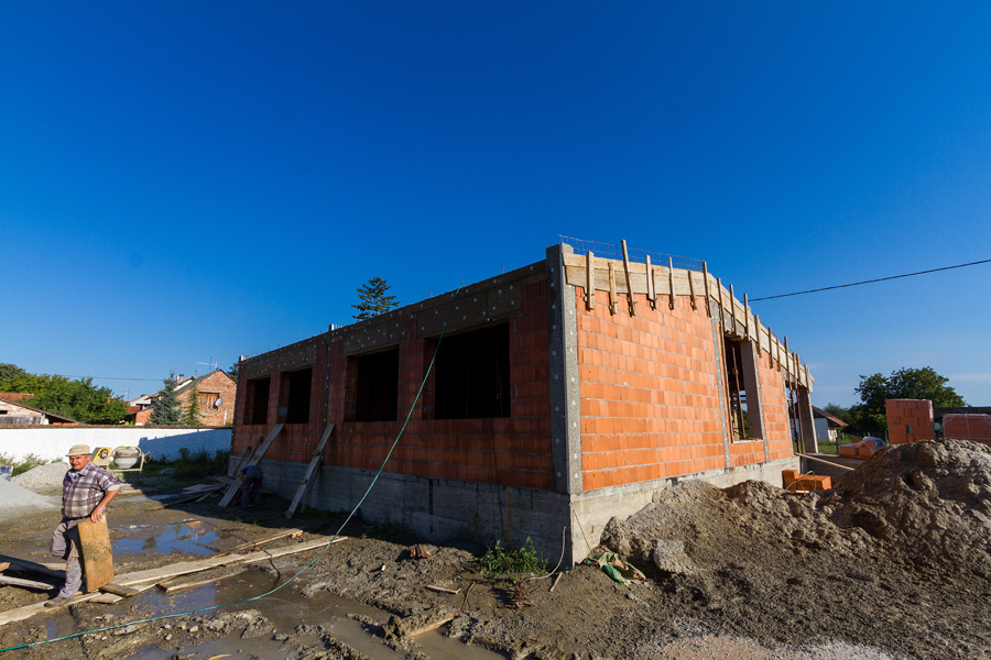 FOTO: Radovi na izgradnji nove zgrade Područne škole u Koriji