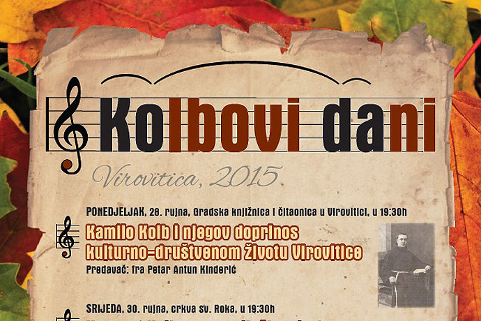 Festival klasične glazbe „Kolbovi dani – KODA“ od 28. rujna do 4. listopada