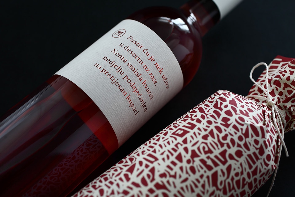 “Iskrena vina Matković”  – vina koja koja s malo riječi puno govore: Svaka boca nosi svoju poruku