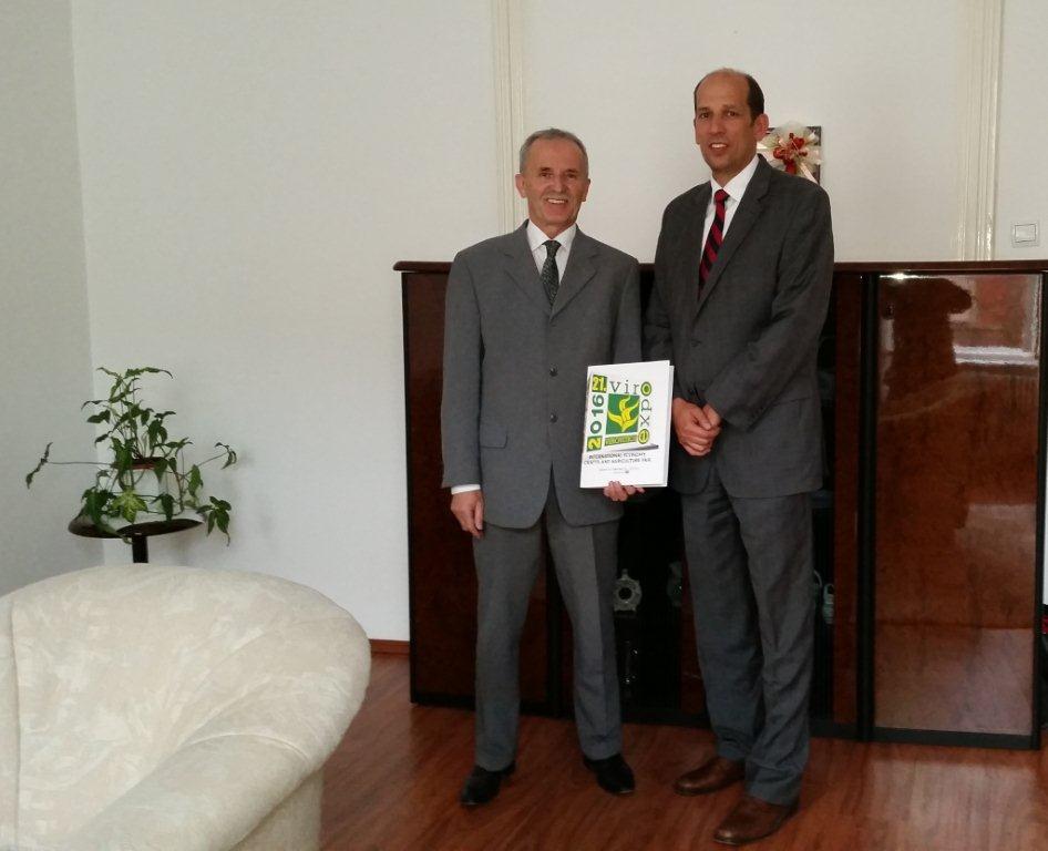 Slovačka potvrdila sudjelovanje na na 21. međunarodnom sajmu gospodarstva, obrtništva i poljoprivrede Viroexpo 2016.