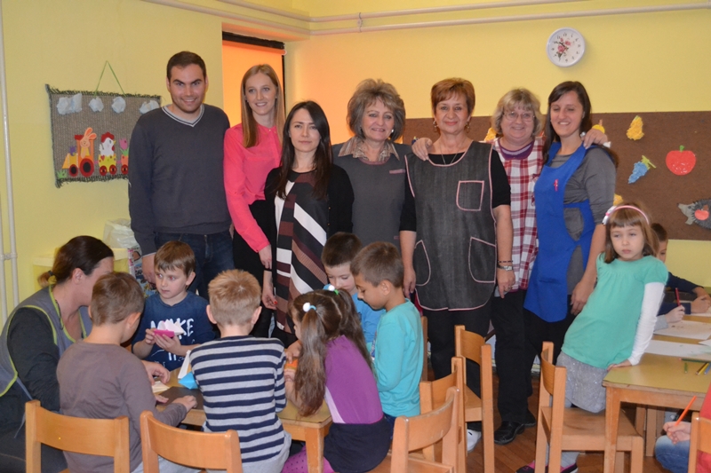 Radionica u Dječjem vrtiću Zeko u Slatini u sklopu projekta Virovitičko-podravske žipanije “Kapljica i kamen”