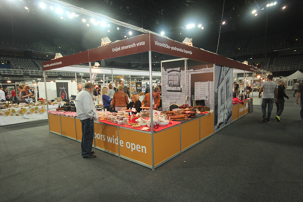 U Zagrebu se od 13. do 15. studenog održava 3. hrvatski festival hrane i vina – 11 izlagača iz Virovitičko-podravske županije
