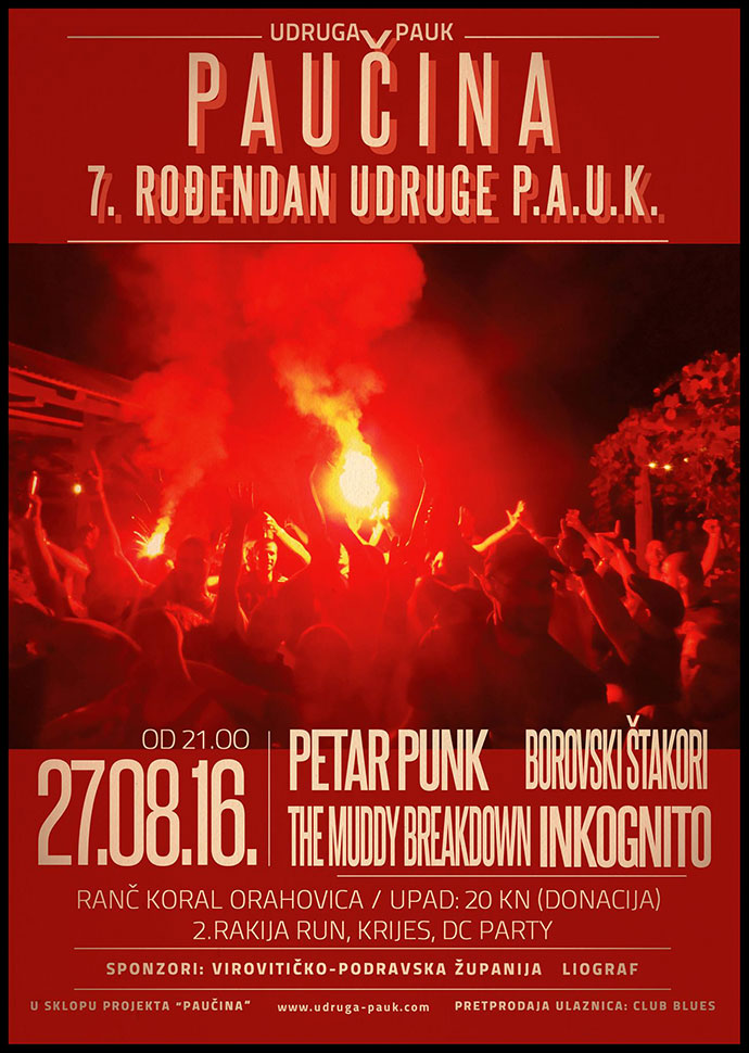 "Uhvatite se u "Paučinu", dođite na sedmi rođendan Udruge za Promicanje Alternativne i Urbane kulture - PAUK 1 paucina690