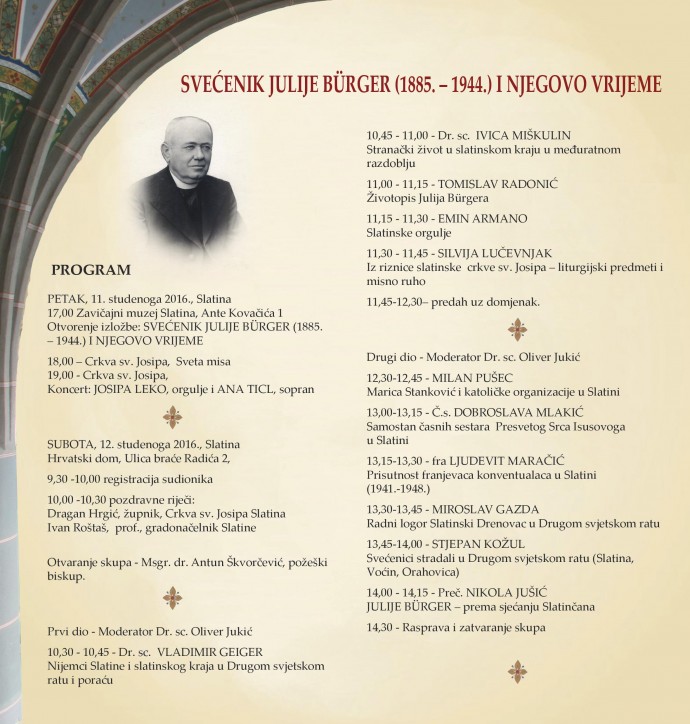 U Slatini znanstveni skup “Svećenik Julije Bürger (1885. – 1944.) i njegovo vrijeme” 1 burger1