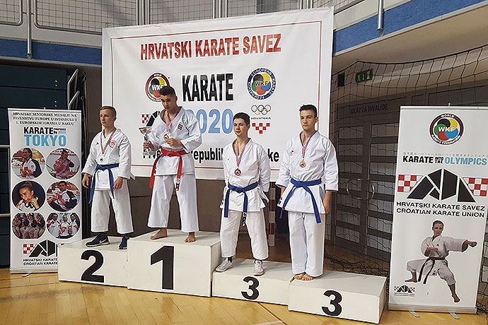 Sara Malčec poput Mirne Šenjug: Mlada karatašica Virovitice postala je prvakinja Hrvatske, a uzela je još i broncu kao i Maks Luka Šenjug, Monika Bubnjić, Maja Kozlinger i Laura Pokupić 1 karate1