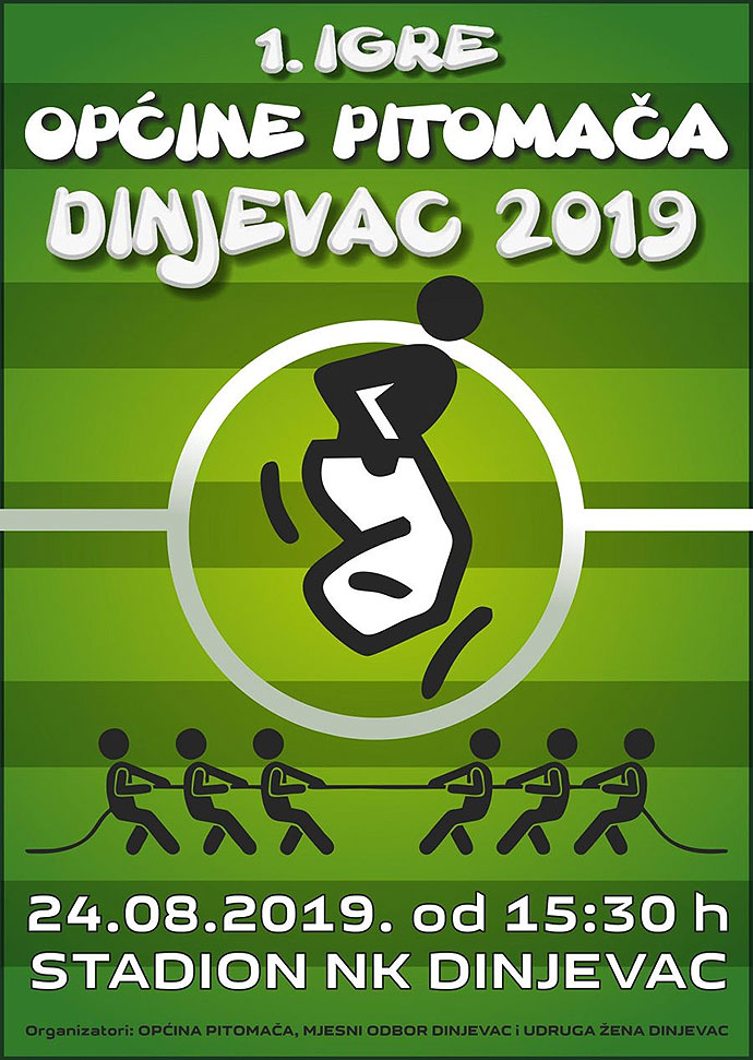 U subotu, 24. kolovoza ne propustite 1. igre općine Pitomača – Dinjevac 2019., smijeh i zabava zagarantirani 1 o3mwzlga