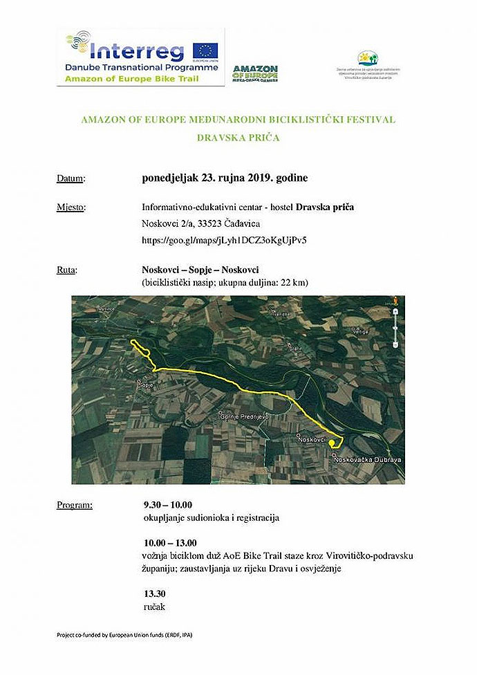 Prijavite se na Biking Festival Dravska priča i upoznajte ljepote Virovitičko-podravske županije 1 biciklo prijava dravska