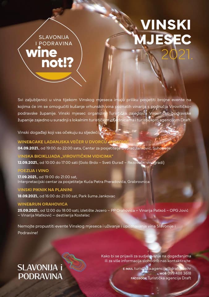 Slavonija i Podravina wine not!?: Rujan u Slavoniji i Podravini bit će u znaku vinskog festivala kroz spoj prirode, kulture i eno-gastronomskih senzacija 1 237001368 4902013523147932 2641646463663705673 n
