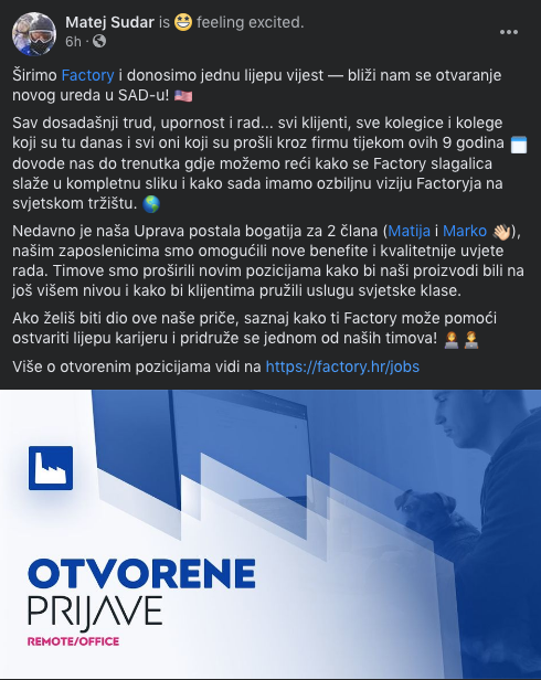 Virovitička Plava tvornica uskoro otvara ured u Americi 1 Screen Shot 2021 08 10 at 21.09.51