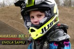 Enola Šamu je trenutno najbrža djevojčica Prvenstva Hrvatske u motocrossu, a u ukupnom poretku kategorije HR MX65J je treća 4 samu