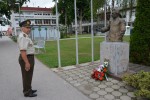 Nakon odavanja počasti poginulim hrvatskim braniteljima predstavljena poštanska marka s likom Petra Preradovića 6 marka i vijenci pitomaca 6