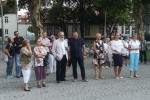 Otvorena izložba fra Jakija: Njegova skulptura Sv. Roka već dvadeset godina krasi Viroviticu 4 IMG 20180805 200508