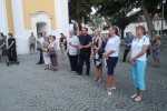 Otvorena izložba fra Jakija: Njegova skulptura Sv. Roka već dvadeset godina krasi Viroviticu 8 IMG 20180805 200847
