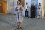 Otvorena izložba fra Jakija: Njegova skulptura Sv. Roka već dvadeset godina krasi Viroviticu 14 IMG 20180805 203020