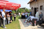 Slavljena misa u opustošenom selu Bilivode, Zeničani posebno pozdravili našeg Jozu Markovića koji se u ovo mjesto, pješice, uputio iz Luga Gradinskog 3 zenica bilivode misa3