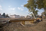 Fotogalerija - Gradski park Virovitica: Pored novouređene šetnice ispred virovitičke Gimnazije posađena nova stabla, u tijeku i sadnja grmova 28 MG 7645