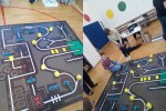 Na Državnom natjecanju naprednih robotičara MakeX Croatia 2018. sudjelovali su učenici, Miko Matešić i Frane Zubak, te mentor Miroslav Hanižar iz Čačinaca 2 komb