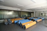 Podloga u sportskoj dvorani Srednje škole Marka Marulića bit će u bojama grada Slatine – plava i žuta 1 IMG 0793