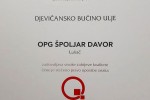 Djevičansko bučino ulje, OPG-a Davora Špoljara, dobilo je oznaku „Hrvatske kvalitete“ 2 spoljar