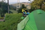 Upoznajte "Supermana iz Velike Črešnjevice": Mihael Kolar je u 98 dana, gurajući kolica ispred sebe, pretrčao 4.246 kilometara kroz 11 europskih država 9 11.Italija Pireneji Castilione dei Pepoli 600x338