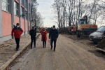 Fotogalerija: Virovitičko-podravski župan Igor Andrović i načelnik Općine Gradina Marko Ajček, obišli su radove na sanaciji klizišta kod OŠ Gradina 2 gradina radovi 3