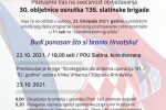 Organizacijski odbor dogovorio detalje obilježavanja 30. obljetnice osnutka 136. slatinske brigade Hrvatske vojske 1 Pozivnica 136. brigada 20211 1448x2048 1