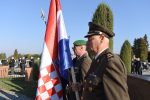 Povodom 30. obljetnice osnutka slavne 127. brigade HV-a, na Gradskom groblju u Virovitici odana počast poginulima na Domovinu 5 vijenvi 127 brigada 5