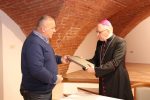 U povodu 13. Hodočašća hrvatskih branitelja, Hrvatske vojske i policije Gospi Voćinskoj, održan prijem kod biskupa Antuna Škvorčevića 6 IMG 0178