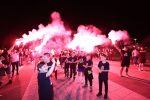 Fotogalerija: Uz baklje i vatromet, uz pjesmu, na šetnici ispred Gimnazije Petra Preradovića u Virovitici, dočekani su „brončani rukometaši zlatnoga sjaja“ s Prvenstva Hrvatske 1 IMGL1992