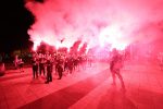 Fotogalerija: Uz baklje i vatromet, uz pjesmu, na šetnici ispred Gimnazije Petra Preradovića u Virovitici, dočekani su „brončani rukometaši zlatnoga sjaja“ s Prvenstva Hrvatske 7 IMGL2023