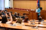 Premijer Andrej Plenković na svečanoj sjednici Savjeta za mlade: Vlada će nastaviti podržavati mlade, a vaše mogućnosti i šanse danas su nebrojeno puta veće 4 VRH 7381