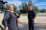Drava odsjekla Križnicu od kopna: Do pješačkog mosta može se samo čamcem i traktorom, a vrhunac vodenog vala očekuje se s utorka na srijedu 12 20230808 092654