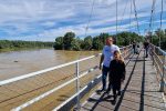 Drava odsjekla Križnicu od kopna: Do pješačkog mosta može se samo čamcem i traktorom, a vrhunac vodenog vala očekuje se s utorka na srijedu 14 20230808 093837
