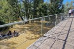 Drava odsjekla Križnicu od kopna: Do pješačkog mosta može se samo čamcem i traktorom, a vrhunac vodenog vala očekuje se s utorka na srijedu 25 20230808 095944