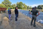 Izgrađeni zečji nasipi u Novom Gracu za sada uspješno brane mjesto od nabujale Drave: Sve službe su na terenu, čeka se rast vodostaja 13 20230809 074314