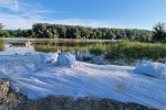 Izgrađeni zečji nasipi u Novom Gracu za sada uspješno brane mjesto od nabujale Drave: Sve službe su na terenu, čeka se rast vodostaja 19 20230809 080500
