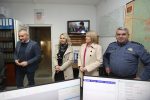 Župan Igor Andrović, njegov zamjenik Marijo Klement, uz Vlastu Honjek Golinac i Ivančice Fett Škvarić, zamjenicu gradonačelnika i predsjednicu Gradskog vijeća, u novogodišnjoj su noći obišli dežurne službe 24 obilasci 2024 2025 137