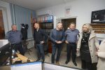 Župan Igor Andrović, njegov zamjenik Marijo Klement, uz Vlastu Honjek Golinac i Ivančice Fett Škvarić, zamjenicu gradonačelnika i predsjednicu Gradskog vijeća, u novogodišnjoj su noći obišli dežurne službe 27 obilasci 2024 2025 150