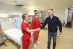 Župan Igor Andrović, njegov zamjenik Marijo Klement, uz Vlastu Honjek Golinac i Ivančice Fett Škvarić, zamjenicu gradonačelnika i predsjednicu Gradskog vijeća, u novogodišnjoj su noći obišli dežurne službe 9 obilasci 2024 2025 34