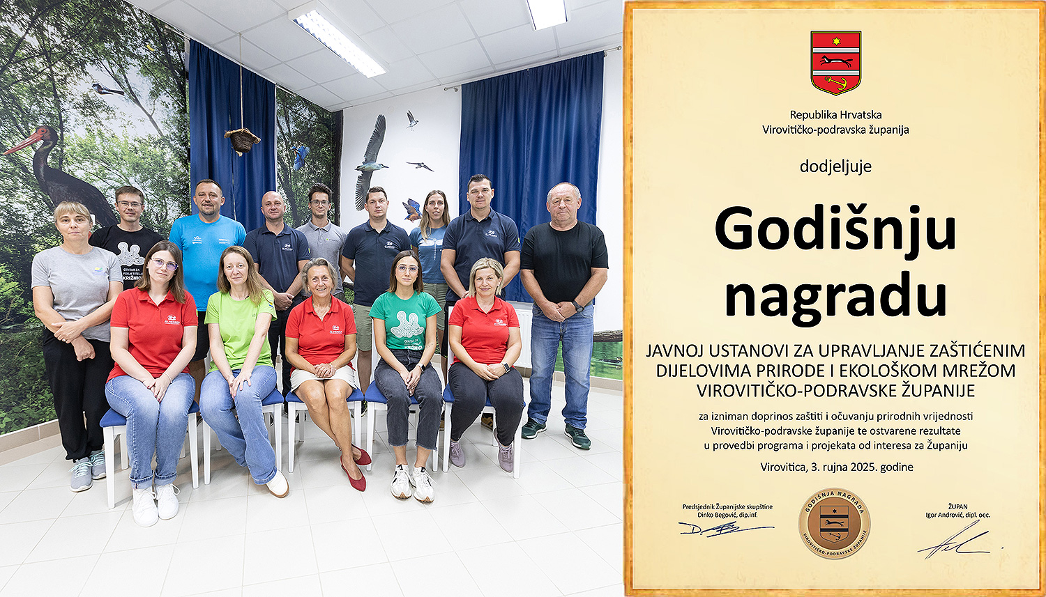 Javna ustanova za upravljanje zaštićenim dijelovima prirode i ekološkom mrežom VPŽ: Vrhunski tim stručnjaka i zaljubljenika u prirodu koji posao obavljaju odgovorno, s velikom ljubavlju i strašću 1 hh JU Priroda VPZ copy