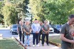 Prvi pripadnici 64. samostalnog bataljuna ZNG-a Slatina odali počast poginulim suborcima uoči Dana pobjede i domovinske zahvalnosti 6 slatina gal 20